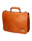 Matilde Borsa da lavoro uomo 100% pelle 9124-CUOIO COGNAC Chiara Ferretti