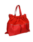 Firenze Borsa a mano da donna Vera pelle 01838-D08 ROSSO RED Chiara Ferretti