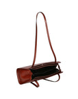 Edera Chic Borsa a spalla da donna Vera pelle 9120-MARRONE BROWN Chiara Ferretti