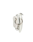 Luna Borsa a tracolla da donna Vera pelle 189034-BIANCO+ARGENTO Chiara Ferretti