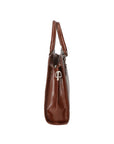 Fabrizia Borsa a mano da donna Vera pelle 9047-MARRONE BROWN Chiara Ferretti