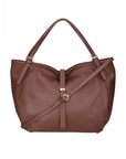 Sirma Borsa a mano da donna Vera pelle 06518-D223 CIOCCOLATO Chiara Ferretti