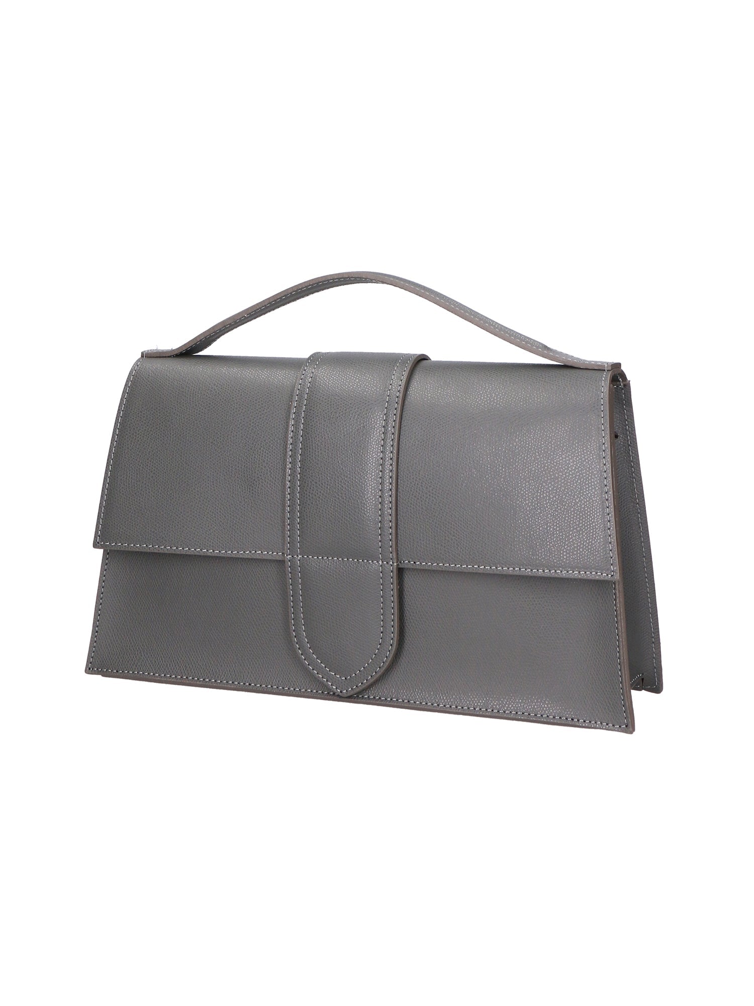 Lina Borsa a mano da donna Vera pelle 06517-GRIGIO Chiara Ferretti