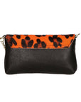 Alda Damen-Clutch aus echtem Leder, hergestellt in Italien, 10 x 18 x 5 cm