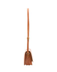 Borsa a tracolla da donna 100% vera pelle 4582-MIELE Alessia Firenze