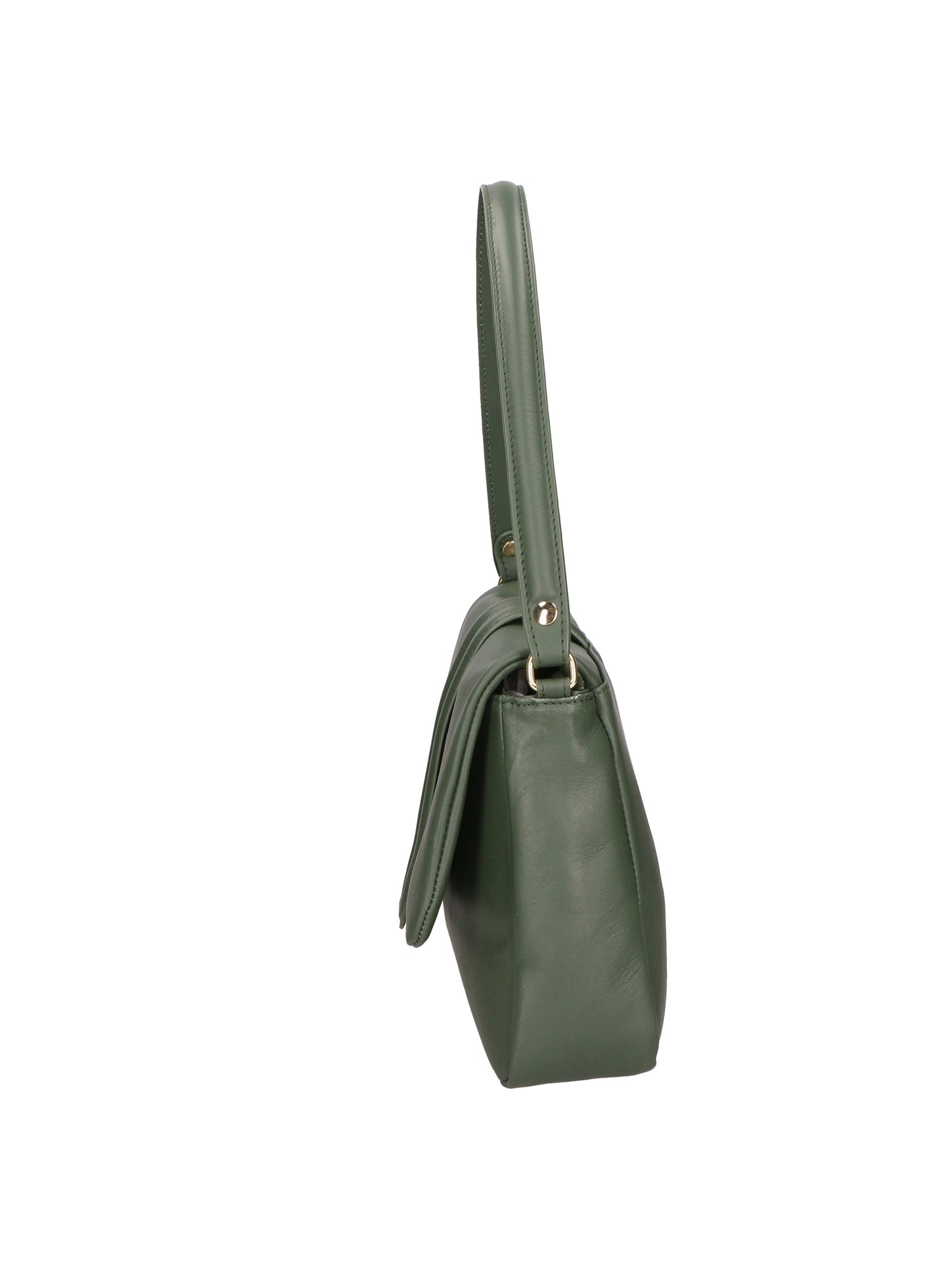 Jasmine Borsa a spalla da donna Vera pelle 06496-214 VERDE SCURO Chiara Ferretti