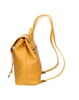 Lorentina 06855-D36 SENAPE Zaino da donna in vera pelle MUSTARD Chiara Ferretti