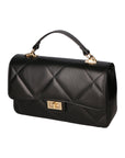 Vita Borsa a spalla da donna Vera pelle 06879-S28 NERO Chiara Ferretti