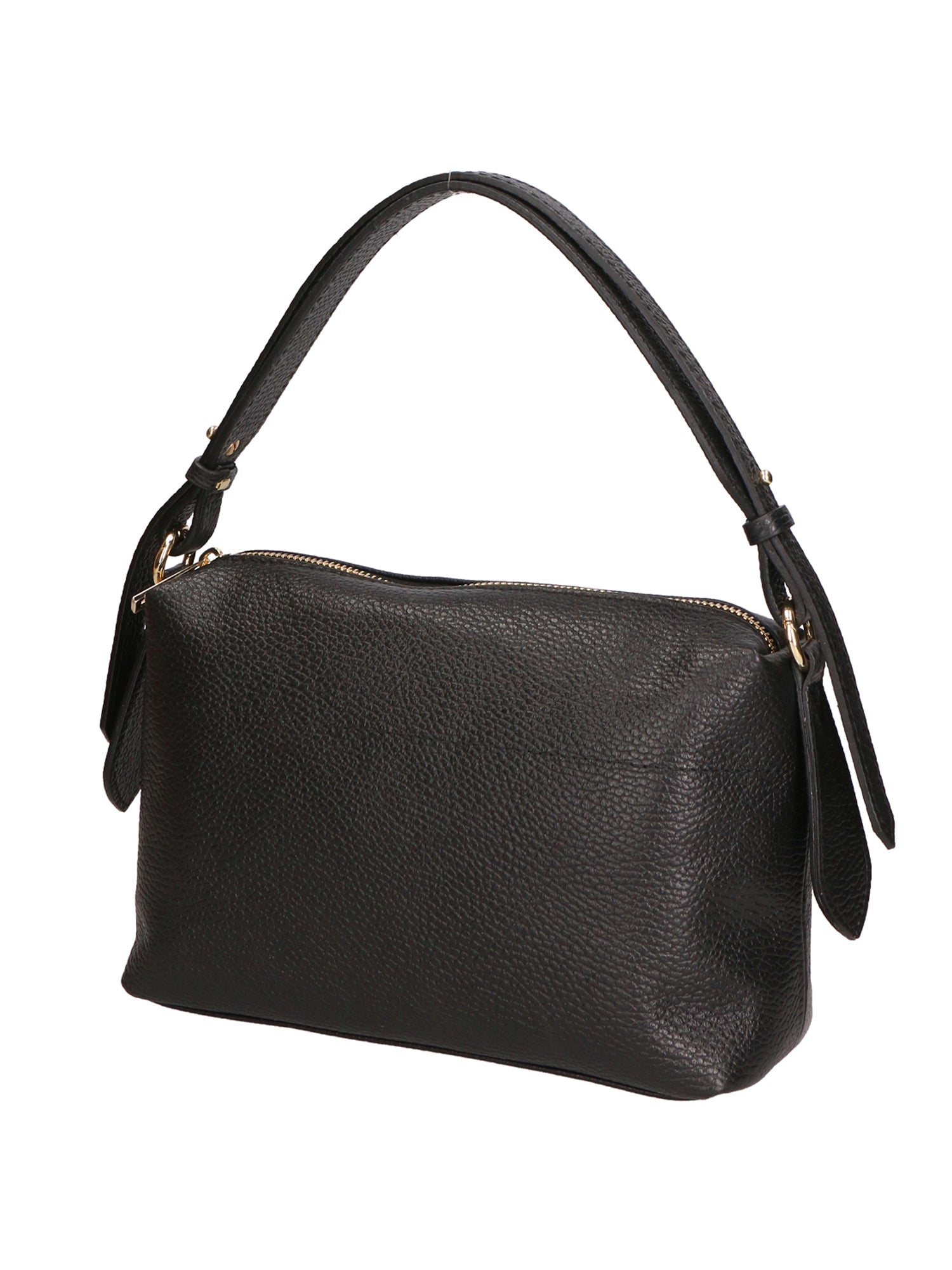 Vivienne Borsa a spalla da donna Vera pelle 06674-D28 NERO + D28 NERO Chiara Ferretti