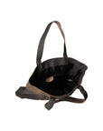Maura Borsa a mano unisex Canvas e pelle ZG3012-NERO BLACK Chiara Ferretti