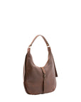 Borsa a spalla da donna 100% vera pelle 4607-TESTA DI MORO Alessia Firenze