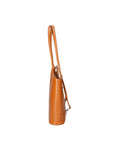 Fabiola Borsa a spalla da donna 100% pelle 9039-CUOIO COGNAC Chiara Ferretti