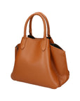 Vincenza Borsa a mano da donna Vera pelle 06898-D17 CUOIO Chiara Ferretti