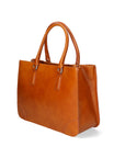 Fiorenza Borsa a mano da donna Vera pelle 9113-CUOIO COGNAC Chiara Ferretti