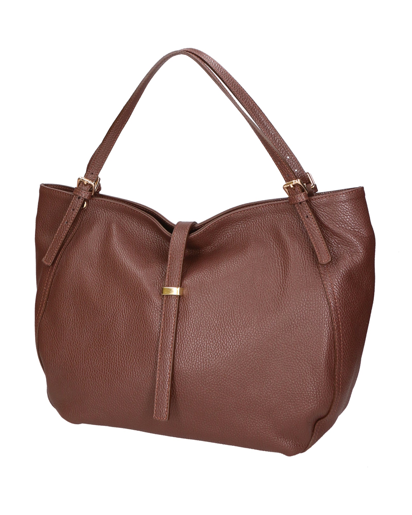 Sirma Borsa a mano da donna Vera pelle 06518-D223 CIOCCOLATO Chiara Ferretti