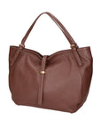 Sirma Borsa a mano da donna Vera pelle 06518-D223 CIOCCOLATO Chiara Ferretti