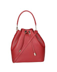 Erina Borsa a mano da donna Vera pelle 8073-L130 ROSSO SCURO Chiara Ferretti