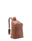 Zaino unisex in vera pelle 100% cotone 4428-MARRONE Alessia Firenze
