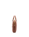 Borsa a mano unisex in vera pelle Made in Italy 4318-MARRONE Alessia Firenze