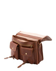 Borsa a mano unisex vera pelle Made in Italy 4015-MARRONE Alessia Firenze