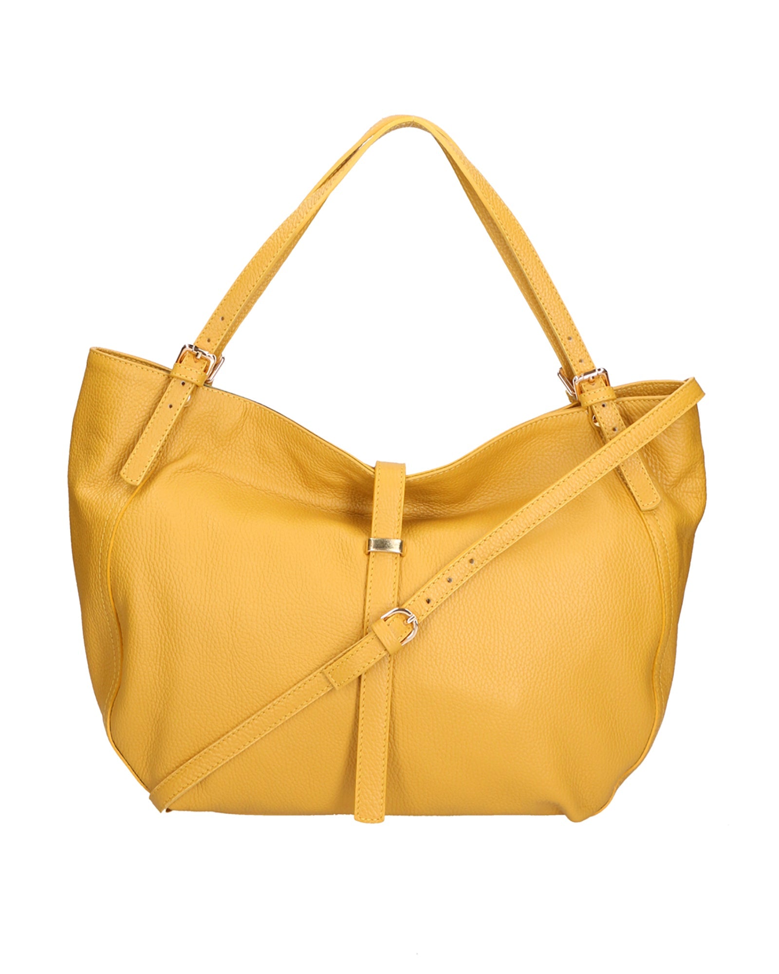 Sirma Borsa a mano da donna Vera pelle 06518-D36 SENAPE Chiara Ferretti