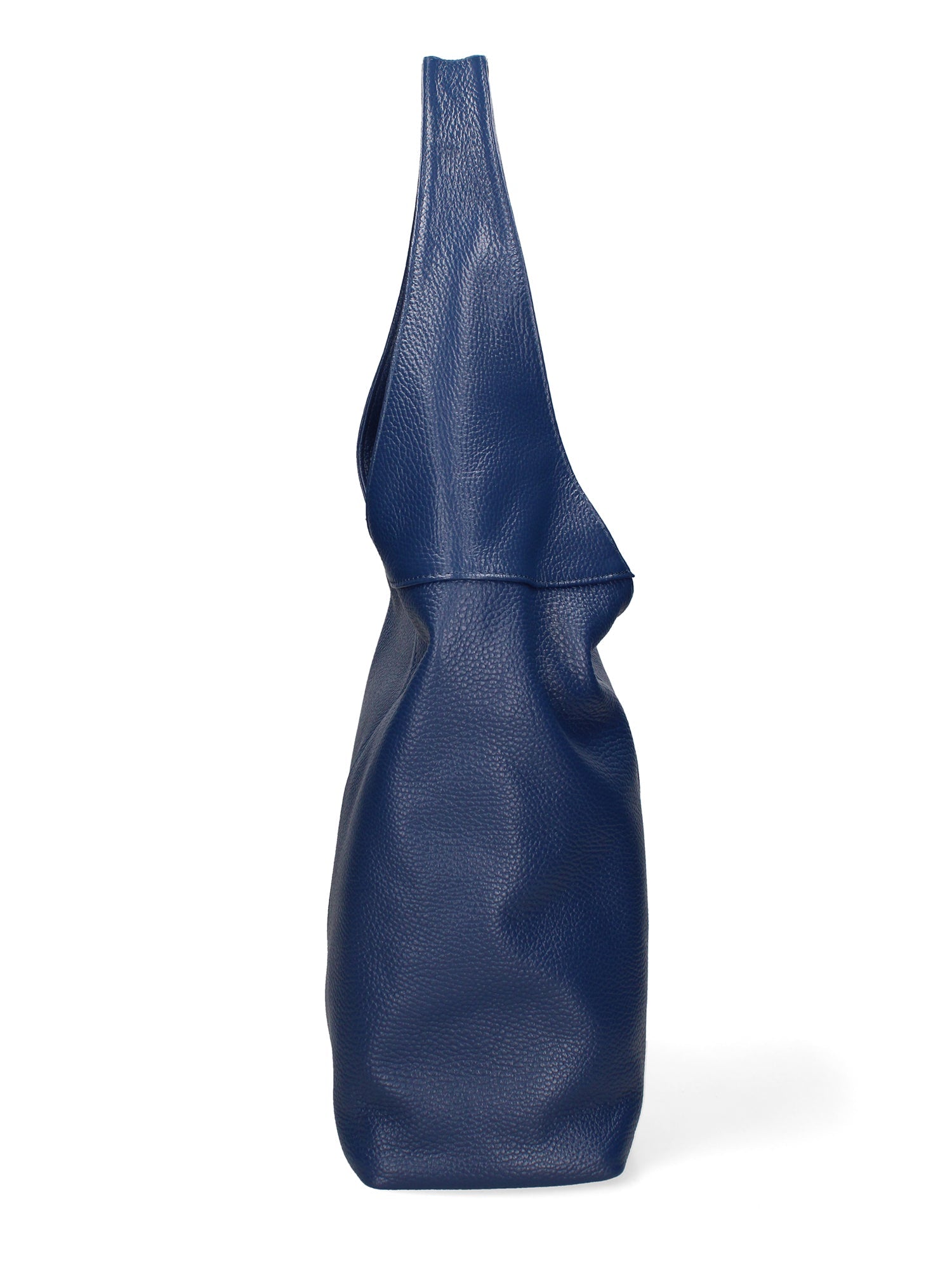 Aria Borsa a mano da donna 100% pelle 07029-D24 BLU JEANS Chiara Ferretti