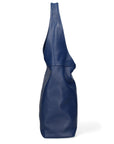 Aria Borsa a mano da donna 100% pelle 07029-D24 BLU JEANS Chiara Ferretti