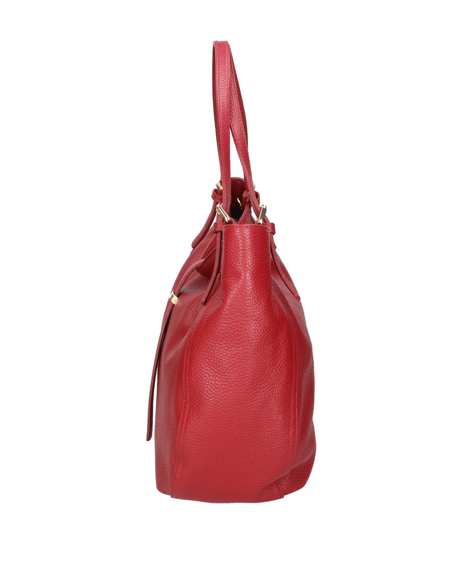 Sirma Borsa a mano da donna Vera pelle 06518-D10 ROSSO SCURO Chiara Ferretti