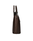 Francesca Borsa a mano da donna 100% pelle 9133-TMORO DARK BROWN Chiara Ferretti