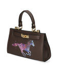Noel Women's Handbag in Genuine Leather Made in Italy 14x24x7 cm