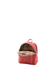 Zaino unisex in vera pelle 100% cotone 4460-ROSSO Alessia Firenze