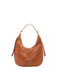 Borsa a spalla da donna 100% vera pelle 4607-MIELE Alessia Firenze