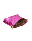 Giorgia Damen-Clutch aus echtem Leder, hergestellt in Italien, 19 x 27 x 2 cm