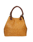 Elenia Borsa a mano da donna Vera pelle 80049-031 CUOIO SCURO Chiara Ferretti