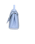 Gina Borsa a mano da donna Vera pelle 05926-D592 AZUL + D01 BIANCO Chiara Ferretti