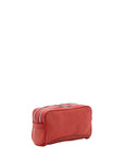Pochette unisex in vera pelle Made in Italy 4401-ROSSO Alessia Firenze