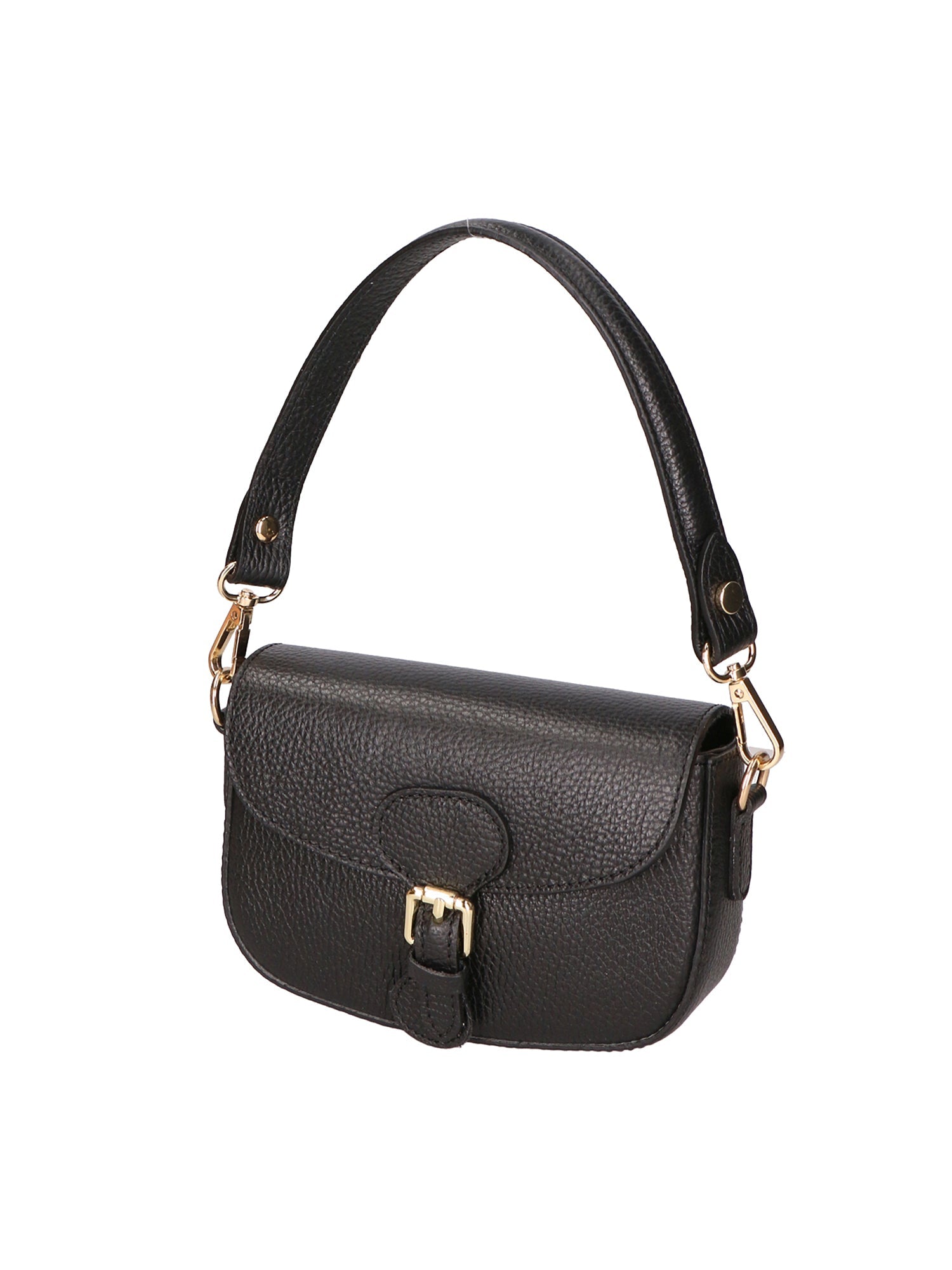 Viktoria Borsa a spalla da donna Vera pelle 06526-D28 NERO Chiara Ferretti