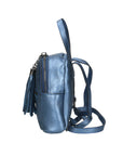 Morgana 188132-BLU JEANS Zaino da donna in vera pelle Chiara Ferretti