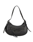 Galatea Borsa a spalla da donna Vera pelle 05708-D28 NERO BLACK Chiara Ferretti