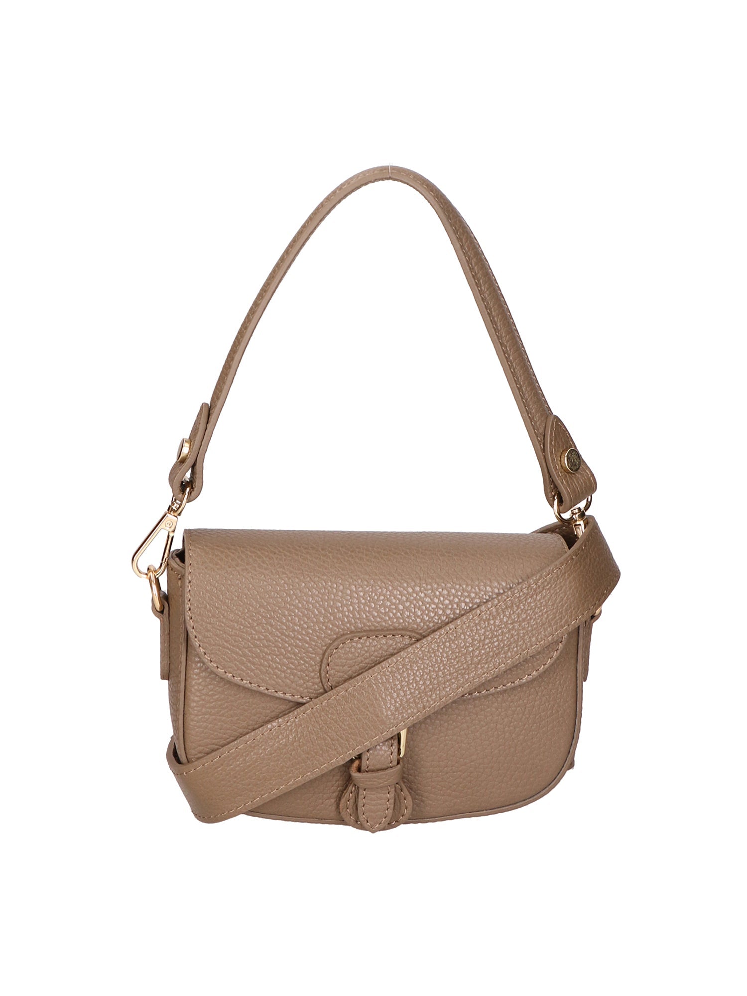 Viktoria Borsa a spalla da donna Vera pelle 06526-D40 TAUPE Chiara Ferretti