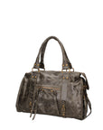 Elara Borsa a spalla da donna Vera pelle 06090-049 VERDE MILITARE SCURO Chiara Ferretti