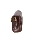 Faye Damen-Schultertasche aus echtem Leder, hergestellt in Italien, 18 x 13 x 5 cm