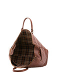 Borsa da viaggio unisex vera pelle 100% cotone 4546-MARRONE Alessia Firenze