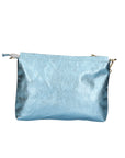 Giorgia Damen-Clutch aus echtem Leder, hergestellt in Italien, 19 x 27 x 2 cm