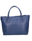 Rosalie Borsa a spalla da donna 100% pelle 06503-D24 BLU Chiara Ferretti
