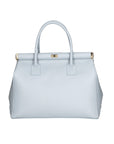 Aleria Borsa a mano da donna Vera pelle 8005-D92 CELESTE Chiara Ferretti