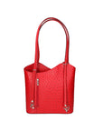 Chanel 3005-11 ROSSO Zaino da donna in vera pelle Chiara Ferretti