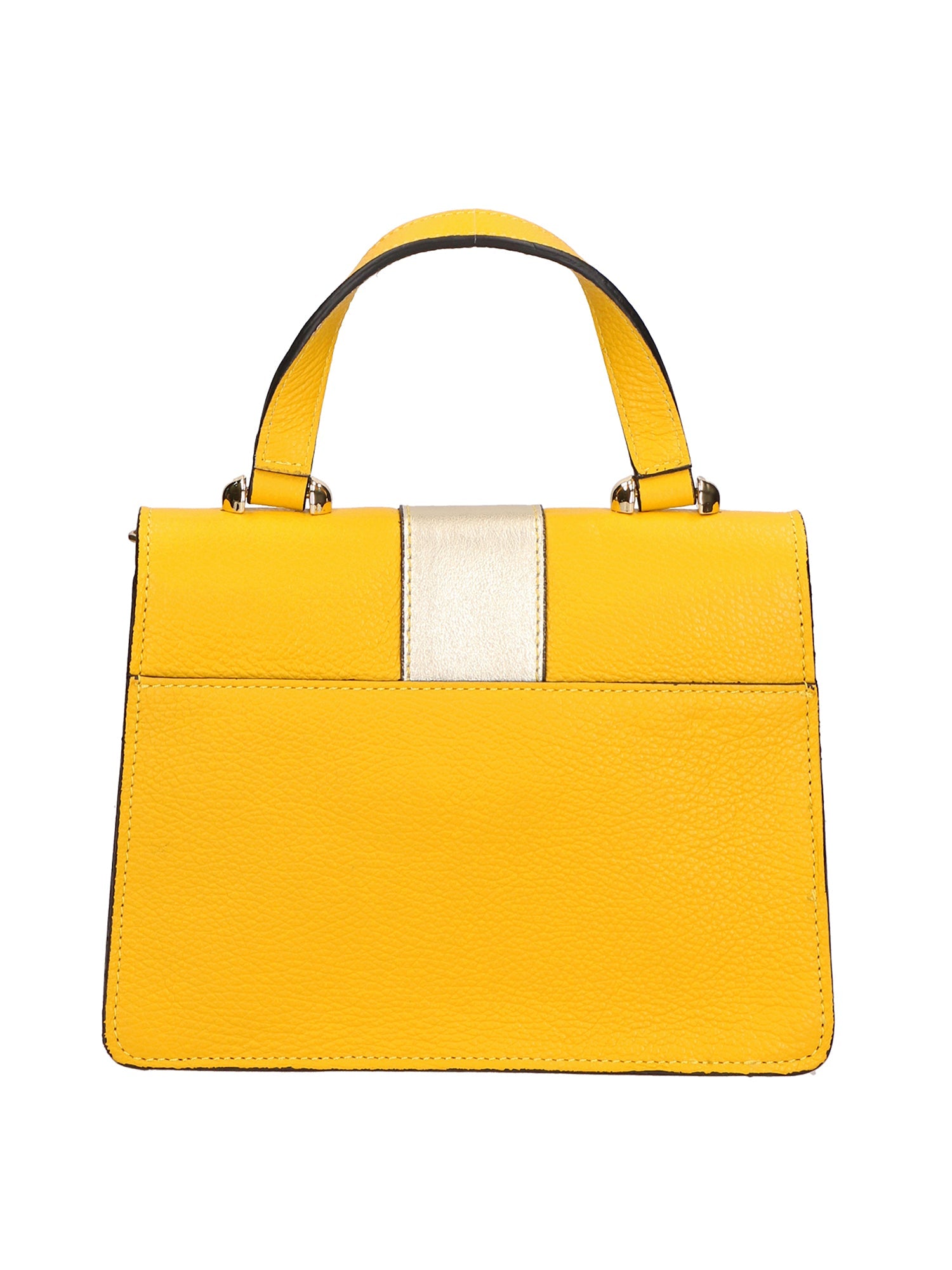 Nerina Borsa a mano da donna Vera pelle 191848-GIALLO+ORO Chiara Ferretti