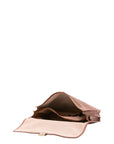 Borsa a mano unisex in vera pelle Made in Italy 4017-MARRONE Alessia Firenze