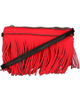 Oxsana Borsa a spalla da donna Neoprene 1311-ROSSO RED Chiara Ferretti